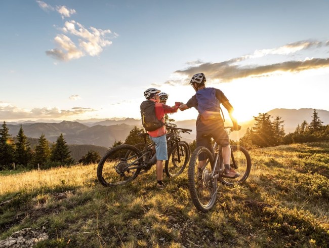 Mountainbiken in der Salzburger Sportwelt © TVB Flachau_Ulrich Grill